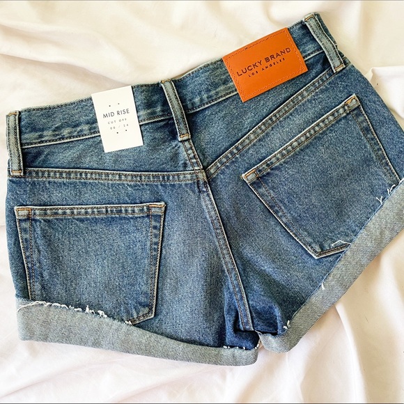 Mid Rise Lucky Brand Jean Shorts - Picture 2 of 3
